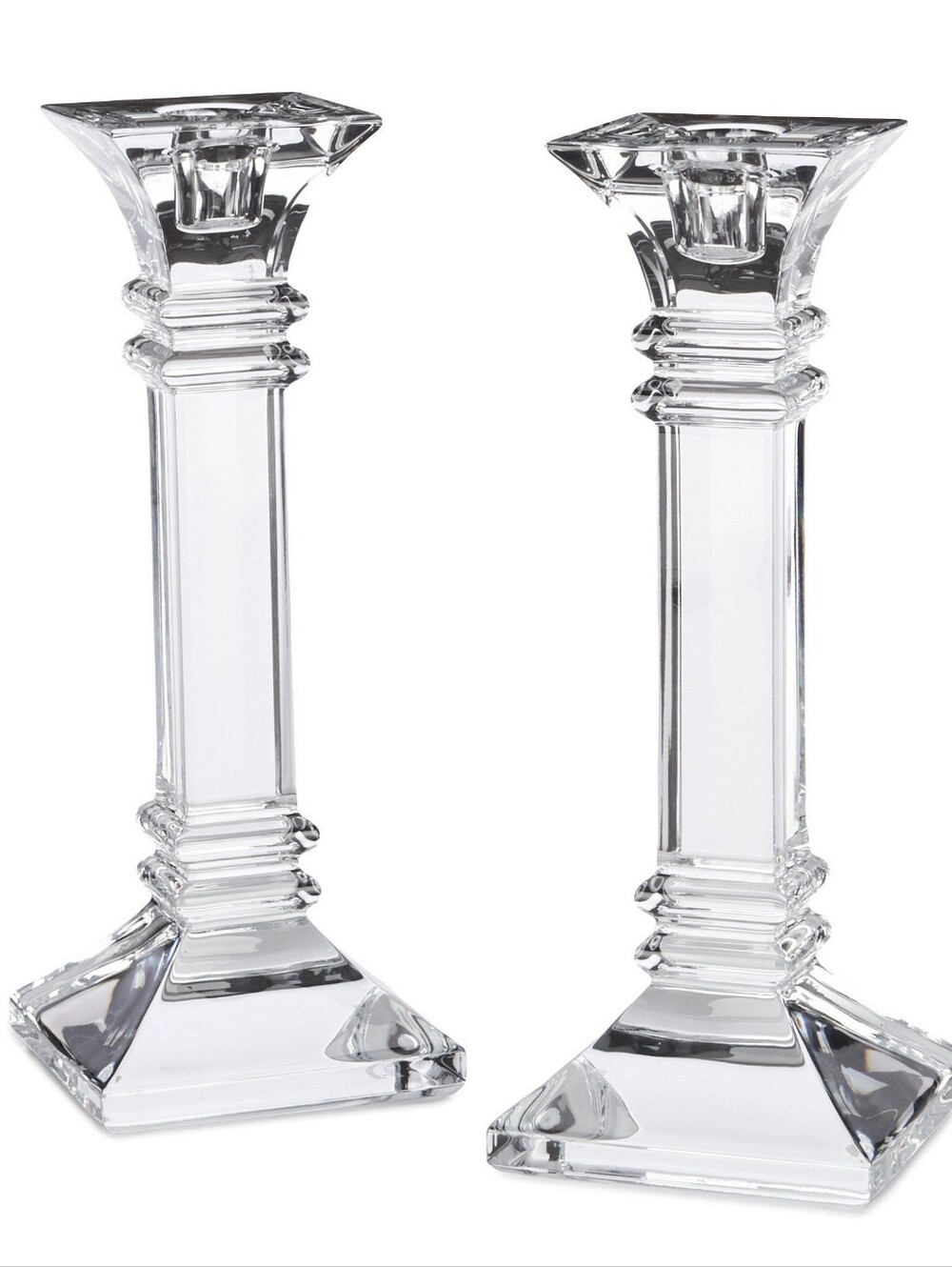Marquis by Waterford Treviso 8" Candlesticks, Set of 2.
